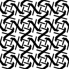 Wallpaper with Seamless repeating pattern.  Black and white pattern . Abstract background. Monochrome texture  for web page, textures, card, poster, fabric, textile.
