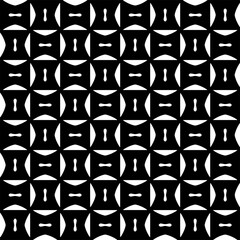 Wallpaper with Seamless repeating pattern.  Black and white pattern . Abstract background. Monochrome texture  for web page, textures, card, poster, fabric, textile.