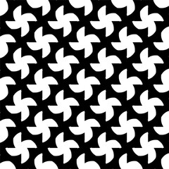 Wallpaper with Seamless repeating pattern.  Black and white pattern . Abstract background. Monochrome texture  for web page, textures, card, poster, fabric, textile.