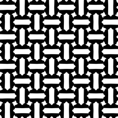 Wallpaper with Seamless repeating pattern.  Black and white pattern . Abstract background. Monochrome texture  for web page, textures, card, poster, fabric, textile.