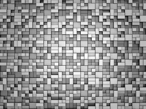 3d Render cubes background © Abagater