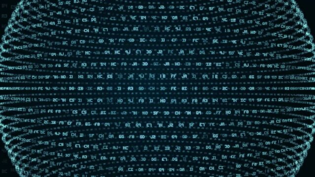 Futuristic Digital Matrix: Exploring the World of Numbers, Code, and Technology