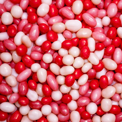 red and white candy background