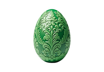 Easter_egg_green_closeup_sharp_full_body._No_shadow