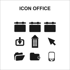 Modern Office Icon Collection for Your Professional Designs