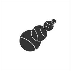 Soccer ball or basketball flat vector icon for sports apps and websites
