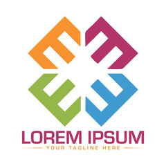 E Logo Design Creative and Modern Logo Design