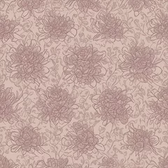 Fotobehang beautiful floral flower seamless pattern background for premium product ai generated © KengVit14
