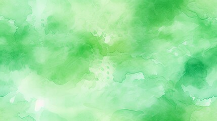 Fototapeta na wymiar Enchanting Verdancy: Abstract Green Watercolor Texture Infusing Vibrancy into the Background.