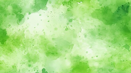 Vivid Verdancy: Abstract Green Watercolor Texture Creating a Lively Background.