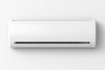 Air conditioner embed on wall of living room.