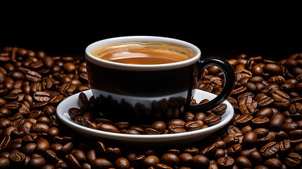 cup of coffee HD 8K wallpaper Stock Photographic Image 