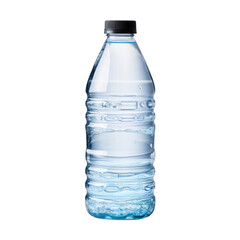 Water Bottle Isolated on Transparent or White Background, PNG