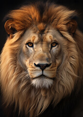 Dangerous Lion Mugshot - Animal wildlife