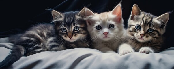a kittens on a blanket, Generative AI 