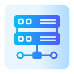 data server gradient icon