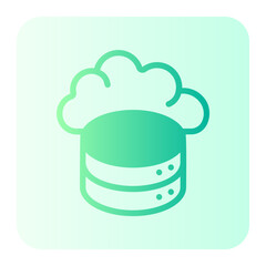 cloud database gradient icon