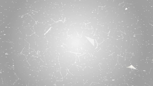 Financial Matrix: White Background with Cryptocurrency and Stock Market Elements