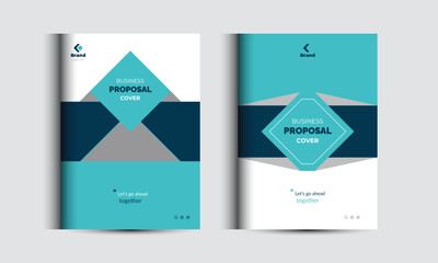Corporate Business Proposal Catalog Cover Design templates Concepts Adept for Multipurpose Projects