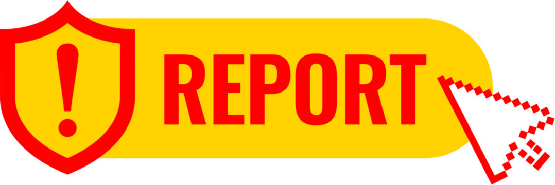 Report web button on white background