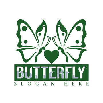 Butterfly logo design vector template, Butterfly logo for beauty and Spa business