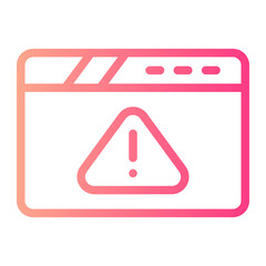 access denied gradient icon