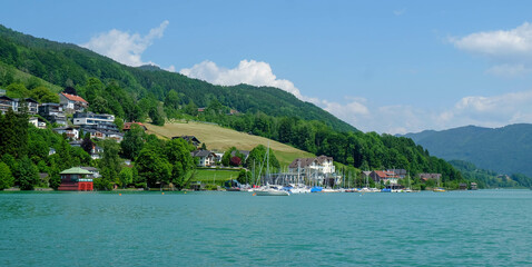 Salzkammergut am Mondsee in Österreich