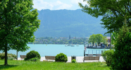 Salzkammergut am Mondsee in Österreich