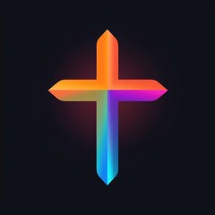 Obraz premium Cross Christianity Design