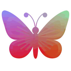 Vibrant butterfly vector