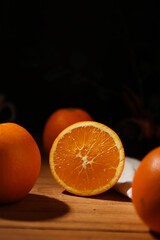 Beautiful images of oranges, vintage style photography, high quality images