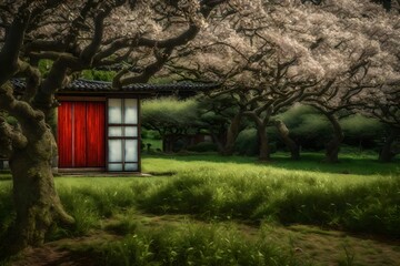 Fototapeta premium house in the woods