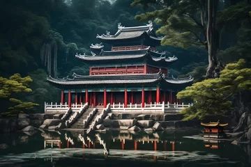 Rolgordijnen chinese temple © Nauman
