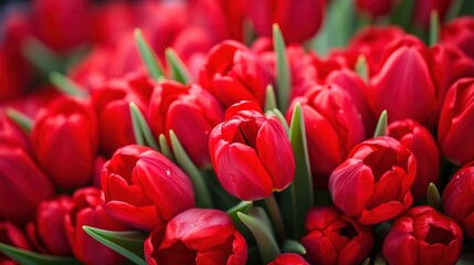 tulips for World Women s Day as a natural backdrop or postcard