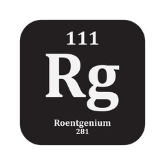 Roentgenium chemistry icon