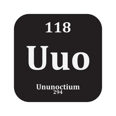 Ununoctium chemistry icon