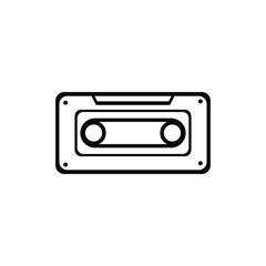 Obraz premium Tape cassette icon