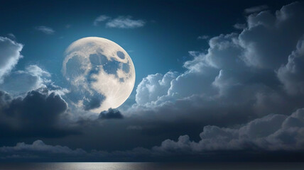moon over sky