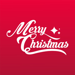 merry Christmas and holidays typography design