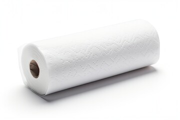 Fototapeta premium toilet paper isolated on white