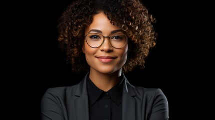 Obraz premium Portrait of a confident businesswoman