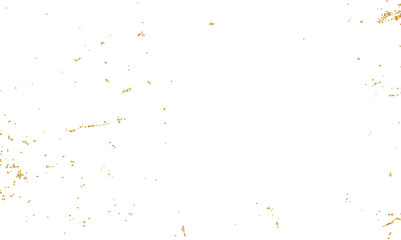 Abstract golden confetti falling down bokeh glitter and zigzag ribbon on transparent background. Design for holyday and celebration background.