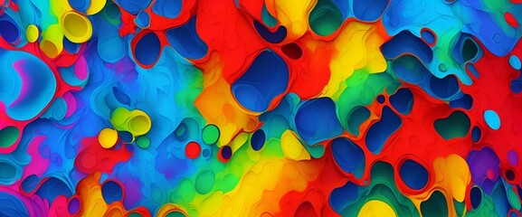 Colorful Psychedelic Fractal Background Texture Digital Artwork For Creative Design Illustration.  3d rendering, 3 d rendering. computer digital illustration.