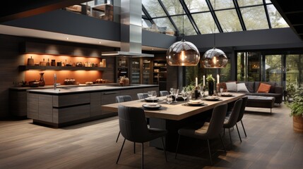 Cuisine rustique en bois 