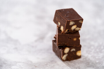 Chocolate macadamia fudge