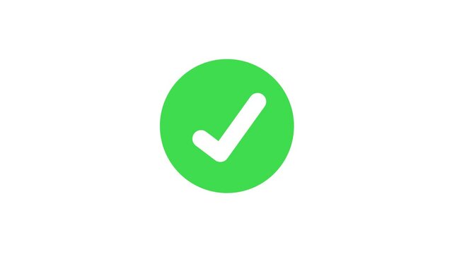 right and wrong for correct acceptance modern line design. 2d animation