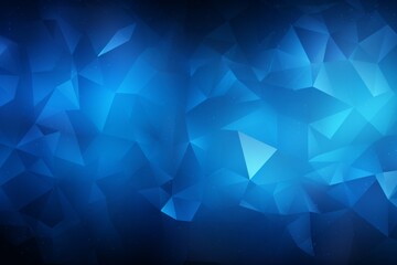 Fototapeta premium Dark blue abstract concept polygonal tech background