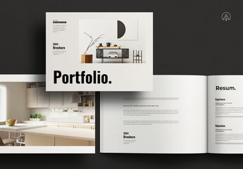 Portfolio Landscape Brochure Template