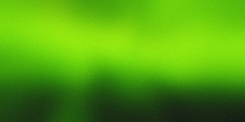 Ultra wide green lime fresh matte blurred grainy background for website banner. Color gradient ombre blur. Defocused, colorful, mix, bright, fun pattern. Desktop design template. Holidays, tree, grass