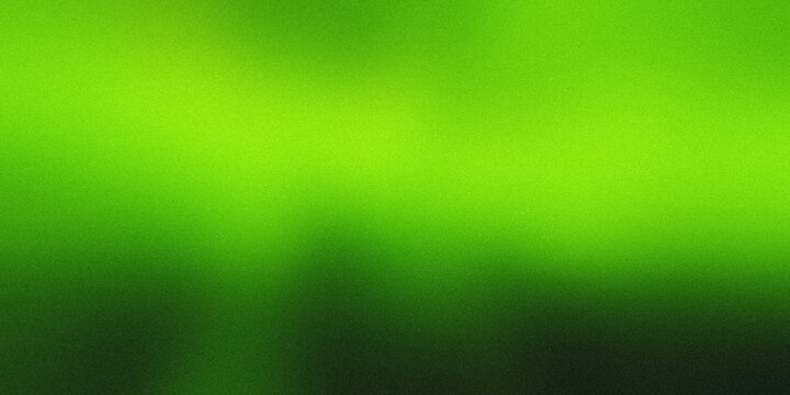 Ultra wide green lime fresh matte blurred grainy background for website banner. Color gradient ombre blur. Defocused, colorful, mix, bright, fun pattern. Desktop design template. Holidays, tree, grass